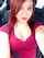 redhead boobs green eyes