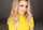 blond yellow shirt kiss