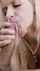 facial blonde blowjob