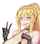 blonde anime art