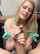 blonde teen handjob