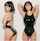 asian glasses swimsuit