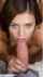 blowjob brunette pov