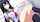 school girl long hair purple eye