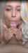 amateur blonde platinium hair