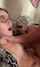 teen couple spit