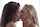 blonde brunette lesbian
