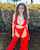 amateur big boobs red suit