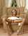 blonde beauty sitting