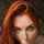 redhead blue blowjob