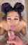 light skin dark hair curly hair