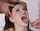 brunette cum facial
