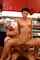 reverse cowgirl group short hair