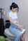 dark hair riding japanese