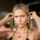 blonde model face