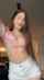 tiktok brunette white shorts