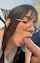 brunette babe glasses