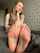 teen blonde feet