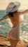 beach white dress ass