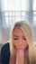 amateur blonde blowjob