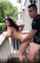 amateur public porch
