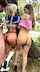 school girl threesome outdoor
