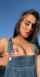 petite public brunette