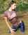 wet tee outside big tits