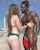 interracial blonde beach
