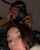 amateur brunette gaming