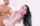 rough dildo brunette