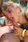 blonde threesome oral