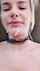 amateur blonde facial