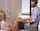 blonde office massage