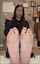 brunette foot handjob