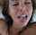 brunette teen cum in mouth
