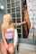 teen bathroom blonde