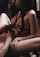 brunette pegging cumshot