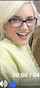 blonde glasses white