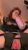 redhead glasses riding