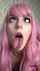 pink pink hair ahegao