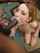 brunette interracial blowjob