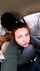car couple brunette
