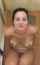 amateur brunette shower
