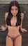 brunette bikini non nude