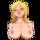 cartoon busty blonde