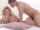 blond bed curved