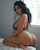 jet black hair baby sitting ass sitting