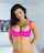 slim big fake tits black hair