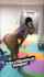 ass fitness brunette